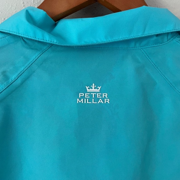Peter Millar Element Water Blue Waterproof Jacket Size Large - Picture 7 of 14